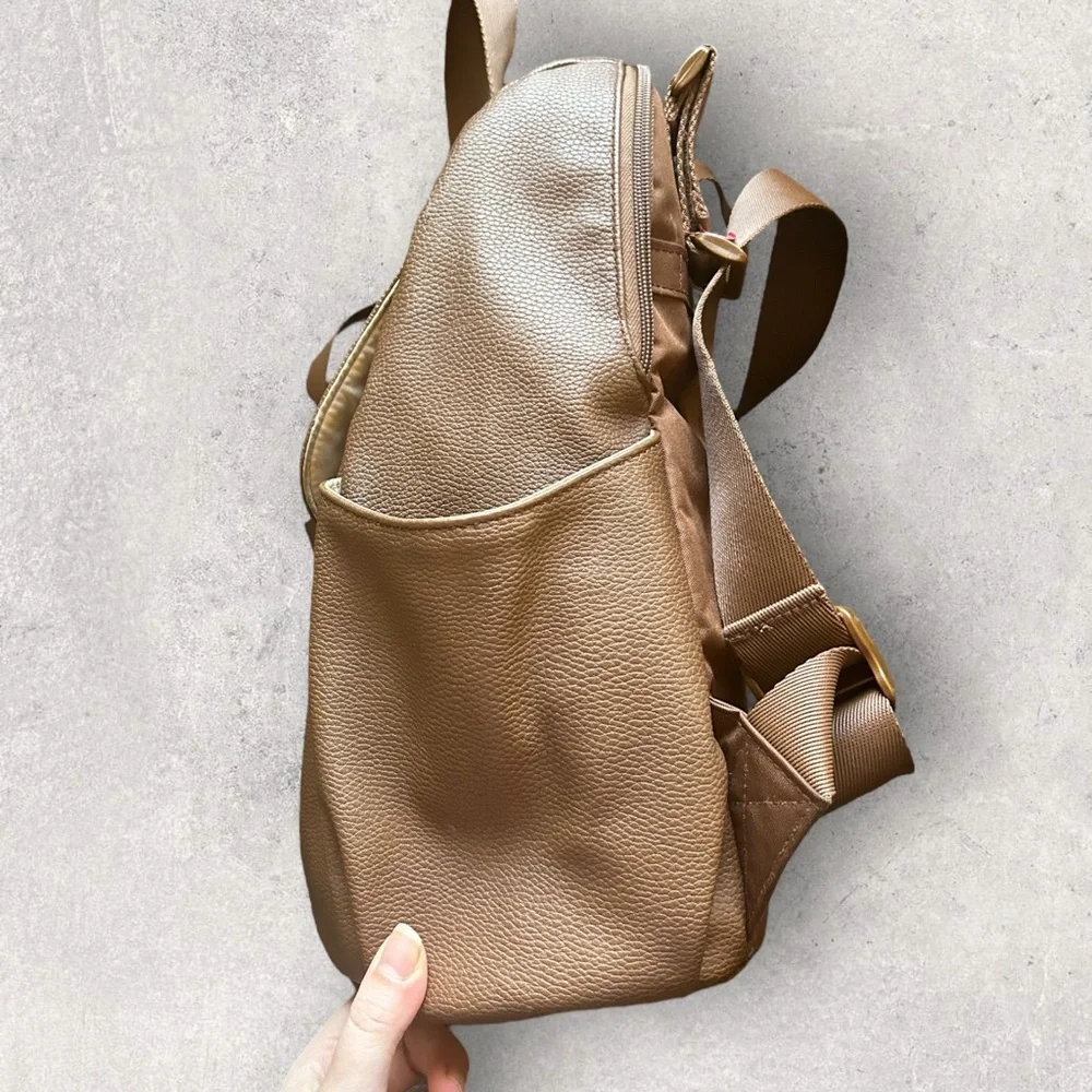 Babymel Robyn Convertible Baby Changing Backpack Tan